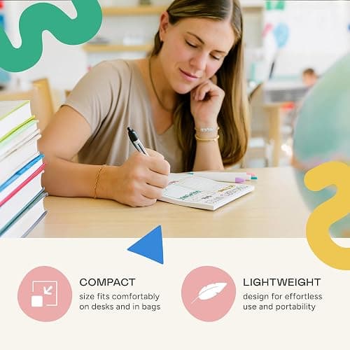 Tiny Expressions Teacher Notepad - Teacher To Do List Note Pad - Stationary Classroom Must Haves for Elementary and Middle School - Teacher Appreciation Gifts for Women thumbnail 4