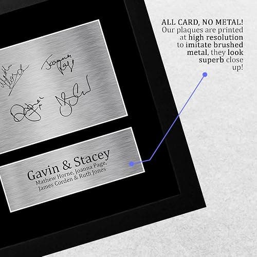 HWC Trading FR A4 Mathew Horne & Joanna Page Gavin & Stacey Gifts Printed Signed Autograph Picture for TV Show Fans - A4 Framed - (Framed) Mathew Horne & Joanna Page thumbnail 6