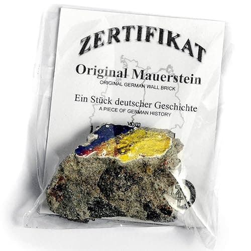 Real Piece of the BERLIN WALL with Certificate of Authenticity - Authentic Historic German Artifact Souvenir from Europe - Image 1