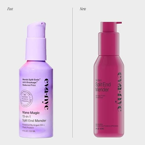 Eva NYC Split Ends Treatment for Dry Damaged Hair - Reduce Breakage + Seal Split Ends with Vegan Protein + Baobab Seed - Hair Serum for Softer Stronger Hair - Travel Size - Vanilla Scent - 2 fl oz thumbnail 3