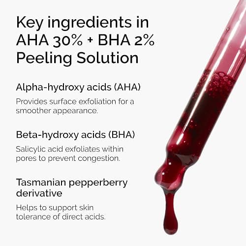 The Ordinary AHA 30% + BHA 2% Peeling Solution, Advanced Exfoliating Peel for Brighter Skin thumbnail 2