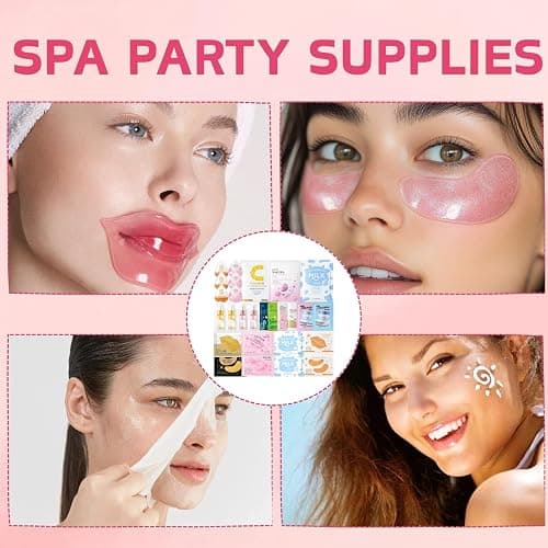 27PCS Pamper Gifts for Women - Teenage Girls Gifts - Skincare Set with Face Mask,Sleeping Face Mask,Face Serum,Face Cream,Body Cream,Lip Mask,Eye Patch - Birthday Gifts for Women - Skin Care Gift Set thumbnail 3