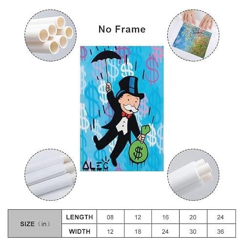 FEF ALEC Monopolys Poster Decorative Painting Canvas Wall Art Room Posters Office Decorations 08x12inch(20x30cm) thumbnail 3