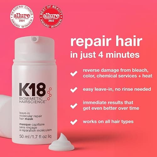 K18 Leave-In Molecular Repair Hair Mask thumbnail 2