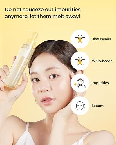 BE THE SKIN Glass Skin Cleansing Oil - 7 Plant Oils + Centella Exosomes & Squalane, Melts Waterproof Makeup & Blackheads, Lightweight Fast-Emulsifying Formula for All Skin Types | 5.07 fl oz thumbnail 5