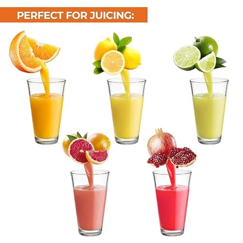 Zulay Professional Citrus Juicer - Premium Manual Citrus Press and Orange Squeezer - Metal Lemon Squeezer - Extra Tall Heavy Duty Manual Orange Juicer and Lime Squeezer Press Stand - Rose Gold thumbnail 4