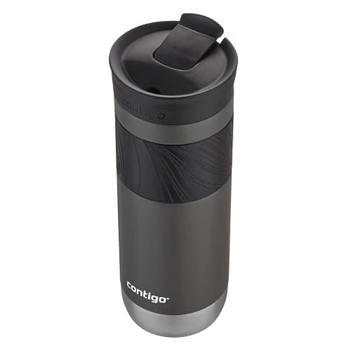 Contigo Byron Vacuum-Insulated Stainless Steel Travel Mug with Leak-Proof Lid, Reusable Coffee Cup or Water Bottle, BPA-Free, 20oz 2-Pack in Sake & Blue Corn Perfect for Hot and Cold Beverages thumbnail 4