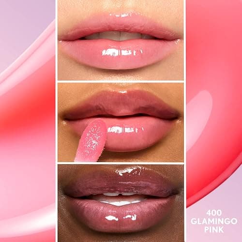 COVERGIRL Clean Fresh Yummy Gloss – Lip Gloss, Sheer, Natural Scents, Vegan Formula - Glamingo Pink thumbnail 3