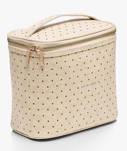 Kate Spade New York Insulated Lunch Tote, Cute Lunch Bag for Women, Compact 8 x 4.5 x 7.23" Size, Deco Dots (Out To Lunch) thumbnail 6