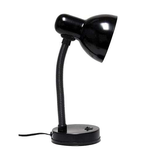 Simple Designs LD1003-BLK Basic Desk Lamp, Black thumbnail 4