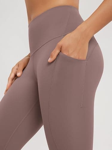 ODODOS 2-Pack 7/8 High Waist Workout Leggings with Pockets for Women, 25"/ 28" Tummy Control Athletic Yoga Pants thumbnail 5