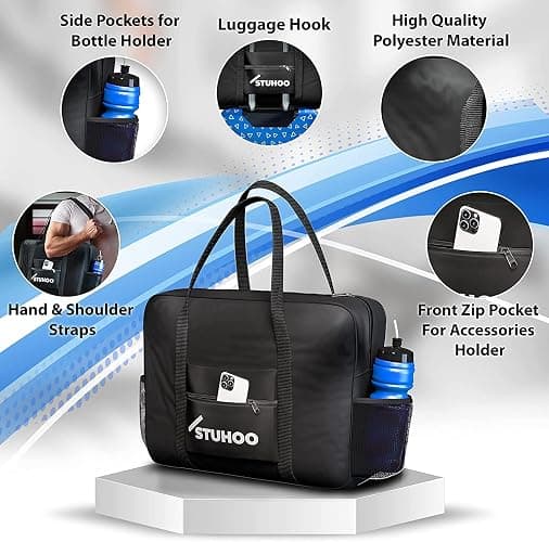 STUHOO Agility Training Equipment Set | Soccer Training Equipment for Kids Youth | Agility Ladder Speed Training Equipment with Bag | Football Training Equipment with Speed Hurdles, Cones for Footwork thumbnail 7