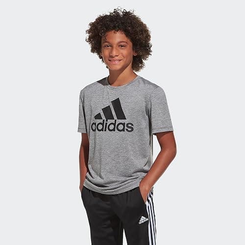 adidas Boys' Stay Dry Climalite Short Sleeve T-Shirt thumbnail 6