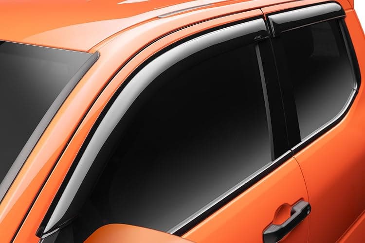 Auto Ventshade [AVS] Outside Mount Rain Guards for 2024-2025 Toyota Tacoma, Double/EXT CAB ONLY | Window Vent Visors, 4 pcs. - Smoke | 94270 - Image 1