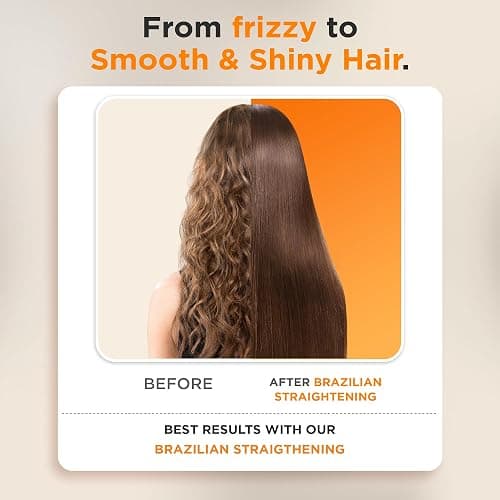 KATIVA Brazilian Keratin Treatment Kit – At-Home Formaldehyde-Free Hair Straightening with Hyaluronic Acid – Up to 12 Weeks Frizz Control for Curly, Wavy, Frizzy & Coarse Hair thumbnail 4