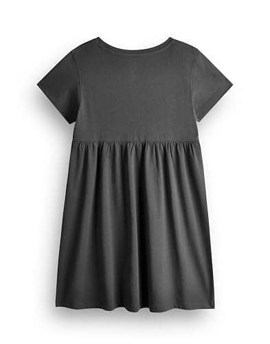 Pokemon Girls Dress Pack of 2 | Dark Grey & Tan Short Sleeve Summer Dresses Graphic Daywear - 7-8 Years thumbnail 3