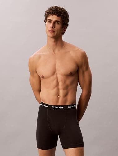 Calvin Klein Men's Cotton Stretch 3-Pack Boxer Brief thumbnail 3