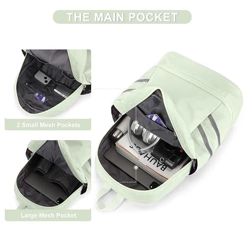 coofay Gym Backpack For Women Waterproof Backpack With Shoe Compartment Lightweight Travel Backpack Workout Sports Backpacks Large Gym Bag thumbnail 3
