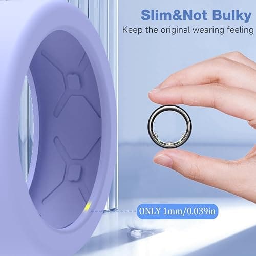SZJCLTD 8 Pack Cover for Oura Gen 4 /Gen 3/ Samsung Galaxy Ring, Anti-Scratch Elastic Silicone Oura Ring Cover for Working Out Gym - Patent Pending thumbnail 5
