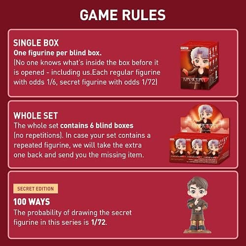 POP MART Jackson Wang Magic Man Series Figures, Blind Box Figures, Random Design Action Figures Collectible Toys Home Decorations, Holiday Birthday Gifts for Girls and Boys, Single Box thumbnail 3