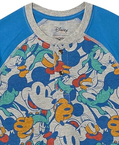 Amazon Essentials Disney | Marvel | Star Wars Boys and Toddlers' Long-Sleeve Henley T-Shirts, Pack of 2 thumbnail 4