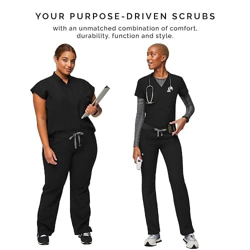 FIGS Kade Cargo Scrub Pants for Women — Classic Fit, Straight Leg, 4 Pockets, Yoga Waistband, Anti-Wrinkle thumbnail 7