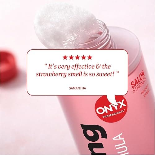 Onyx Professional Nail Polish Remover with 7 inch Nail File, Strawberry Scent, Made in USA, 16 fl oz - Moisturizing Formula, Acetone-based Gel Polish Remover, Enhanced with Vitamin E, Grape Seed Oil thumbnail 6