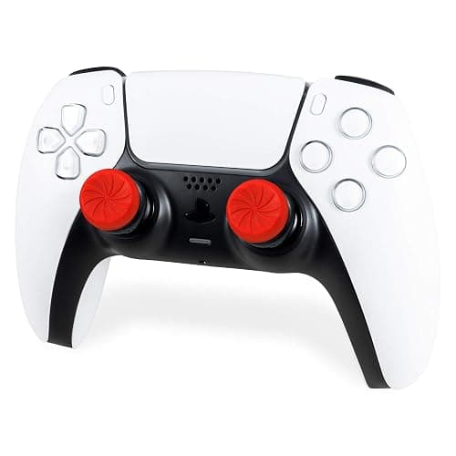 KontrolFreek FPS Freek Inferno for PlayStation 4 (PS4) and PlayStation 4 (PS5) Controller | Performance Thumbsticks | 2 High-Rise Concave | Red thumbnail 6