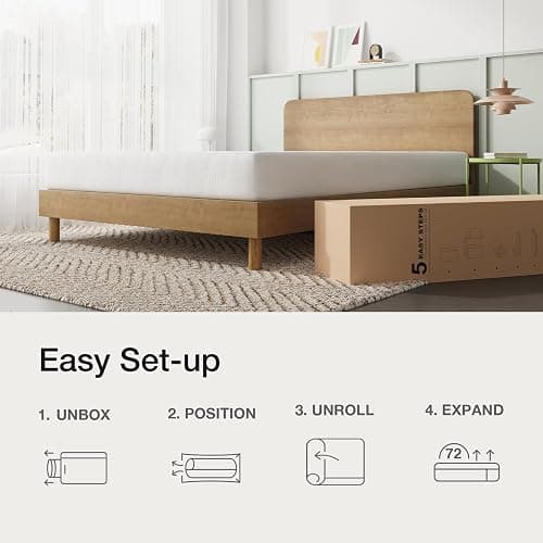Novilla Twin XL Mattress, 8 Inch Twin XL Mattress in a Box, Gel Memory Foam Mattresses with Comfort Foam for Cooling Night Sleep, Pressure Relief, CertiPUR-US Certified thumbnail 8