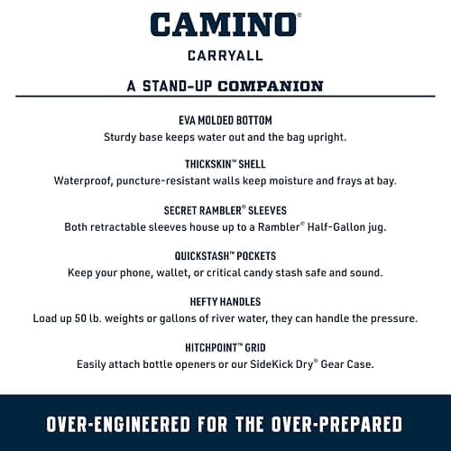 YETI Camino 20 Carryall with Internal Dividers, All-Purpose Utility Bag, Ultramarine Violet - Ultramarine Violet thumbnail 5