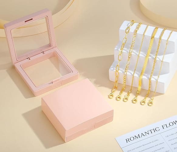 MKLUUO Gold Bracelets for Women, Dainty Adjustable 14K Gold Plated Herringbone Link Bracelet Set Trendy Stack Beaded Paperclip Chain Gold Bracelet Valentine Mothers Day Jewelry Gifts thumbnail 6