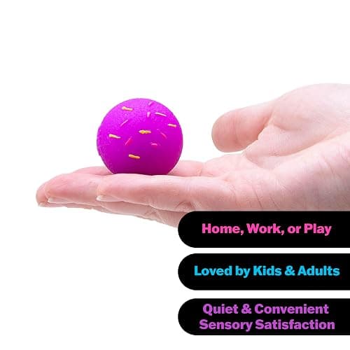 Schylling NeeDoh Dohnut Hole Needoh 4 Pack - Sensory Squeeze Toy - 1.5" in Diameter - Colors May Vary thumbnail 3