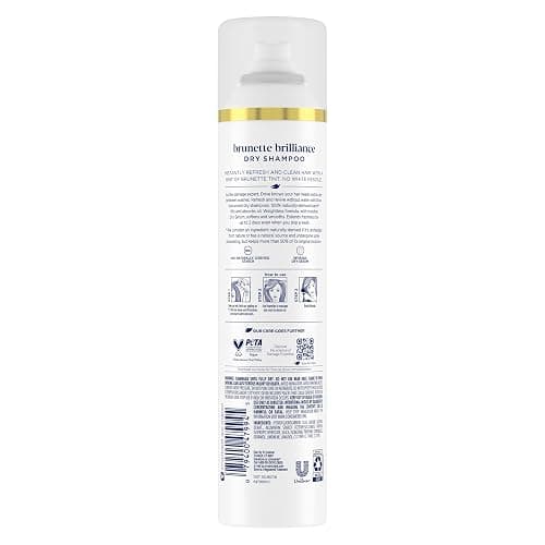Dove Advanced Dry Shampoo Brunette Brillance Refresh & Revive Hair Without Water Refresh Hair with a Hint of Brunette Tint 7.3 oz thumbnail 2