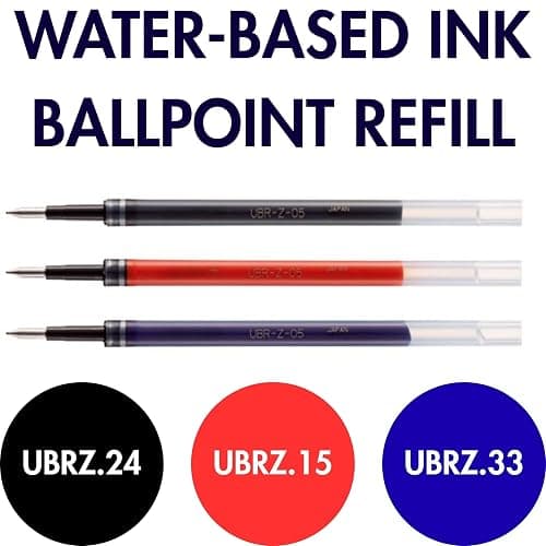 TTDLMO Zento Gel Ink Pens, 3 Pack Black Red Blue Ink, Fine Point - 0.5mm thumbnail 8
