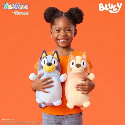 Squishmallows Original 10-Inch Bluey HugMees - Medium-Sized Ultrasoft Official Jazwares Plush thumbnail 2
