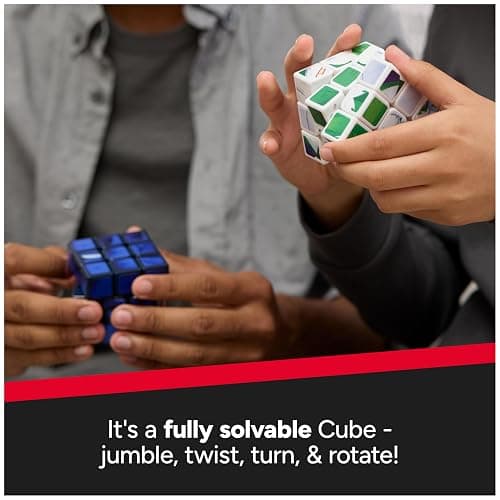 Rubik’s Cube, Batman & Joker Cubers, Amazon Exclusive 2-Pack, DC Comics Collectible Fidget Toy & Desk Decor, Challenging Brain Teaser for Fans of Batman Toys, for Ages 8 & Up thumbnail 4