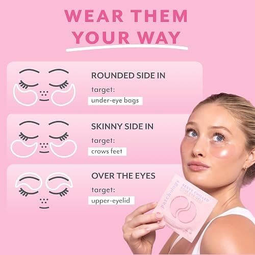 Patchology Serve Chilled Rosé Hydrating Under Eye Patches – Hyaluronic Acid & Antioxidant-Infused Eye Masks to Reduce Dark Circles, Puffiness & Fine Lines - Ideal Skincare Essentials (5 Pairs) thumbnail 4