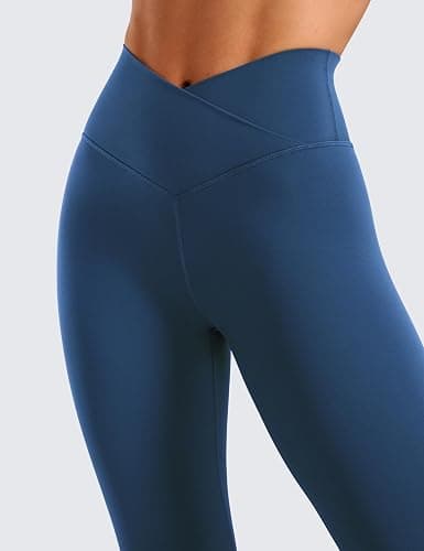CRZ YOGA Butterluxe Crossover Waist Leggings 25" - V Crossover High Waisted Gym Workout Yoga Womens thumbnail 4