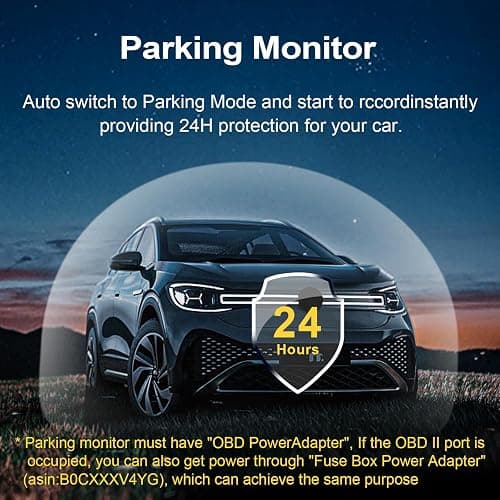 Mangoal Front 4K & Rear 1080P Dash Cam Custom fit for GMC Yukon, Yukon XL 2015 2016 2017 2018 2019 2020(Model D), Model D & Model C Have Same Models Years but Vehicle Sensor Cover are Different thumbnail 6