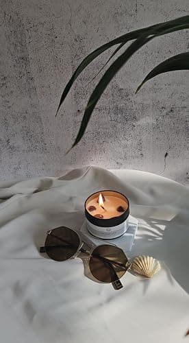 Lucir Store Healing Chakra Scented Candles Set with Surprise Wand | 7 Scented Candles with Chakra Crystals, Wand | E-Book Included thumbnail 8