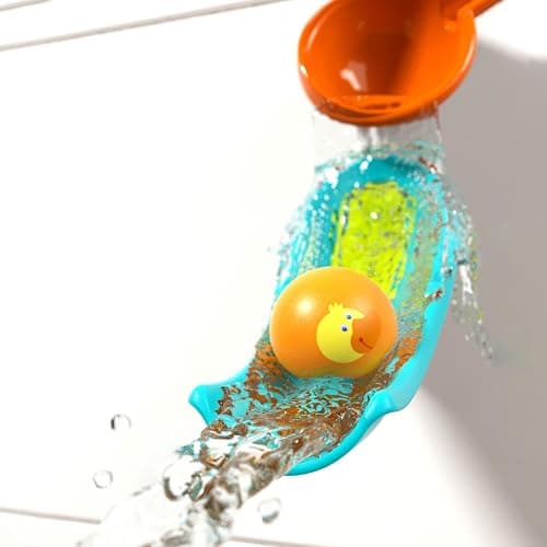HABA Bathing Bliss Waterslide Bath Toy – Bathtub Ball Track with 4 Animal Balls for Kids Ages 3+, STEM Bubble Bath for Kids Activity, Waterfall Sensory Toy thumbnail 5