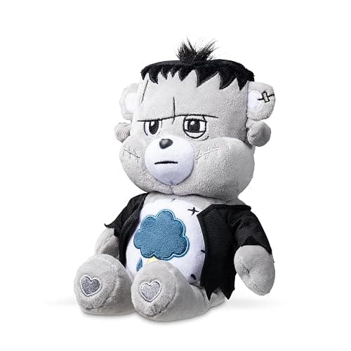 Care Bears Universal Monsters Fun Size Plush - Black & White - Grumpy Bear as Frankenstein thumbnail 4