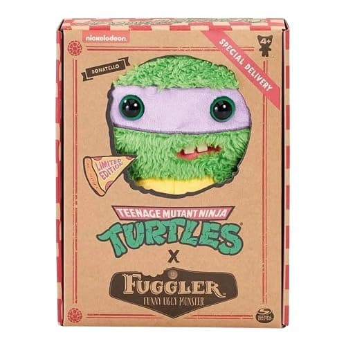 Fuggler Ugly Monster Donatello Ninja Turtle Plush Figure Limited Edition, Green thumbnail 5