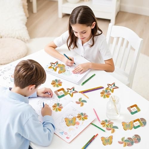 Sensory Strips for Anxiety Calming Stickers, 36Pcs 2 Textured for Mood Calming, Breathing Mindfulness Fidget Sticker for Kids, Anxiety Relief at Office & Classroom Desk thumbnail 2