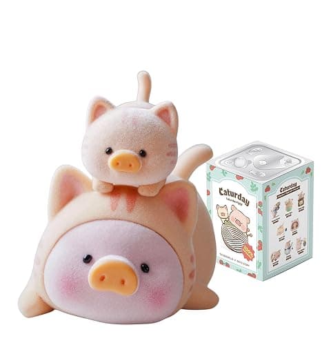 maidimiao Lulu The Piggy Cat ur Day Caturday Series 1PC Cute Pig Blind Box Figures Collectible Toys Birthday Gift - Image 1