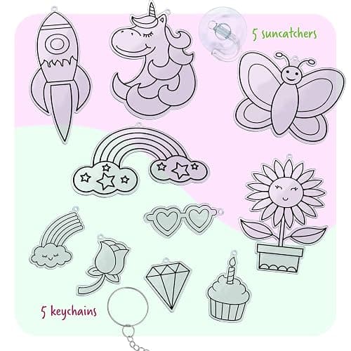 Dan&Darci Diamond Art Kit for Kids - Gem Painting Arts & Crafts Kits for Ages 6-12- Christmas Gifts for 6, 7, 8, 9, 10, 11, 12 Year Old Boy & Girl - Girls Birthday Toys Gift Ideas - Craft Activities thumbnail 3