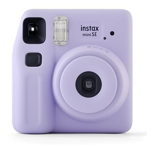 Fujifilm Instax Mini SE Fuji Instant Film Camera (Renewed) (Purple) - Image 1