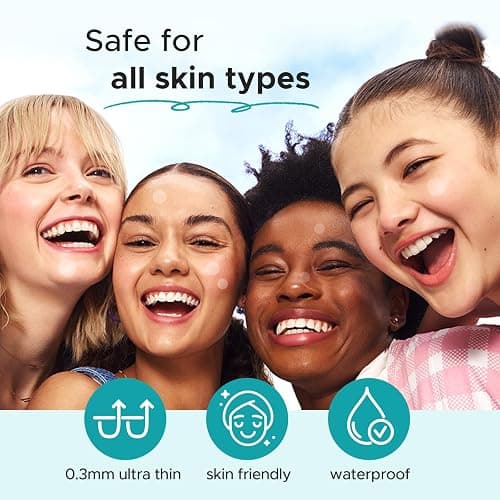 TKTK Pimple Patch Acne Patch, 4 Sizes 560 Patches Acne Absorbing Cover Patch, Hydrocolloid Invisible Acne Patches For Face Zit Patch Acne Dots Tea Tree, Calendula Oil - 4 Pack thumbnail 5