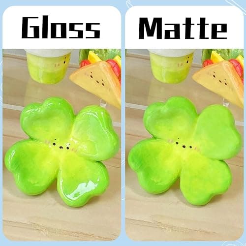 100ml Air Dry Clay Glaze, Air Dry Clay Varnish Can Not Only Used to Prevent Clay Cracking, Scratches, and Wear, It Can Also Having a Gloss Glaze Effect (Gloss) thumbnail 2