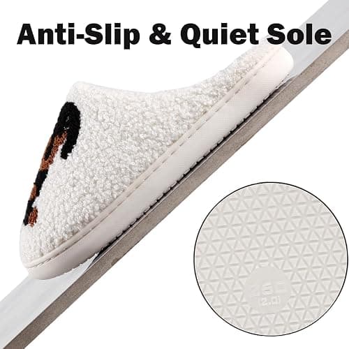 AMAZON-Aucomfo Animal Slippers For Women Men Adult House Slippers for Womens Mens Kawaii Bedroom Slipper Cartoon Slides Memory Foam Slipper For Woman thumbnail 5